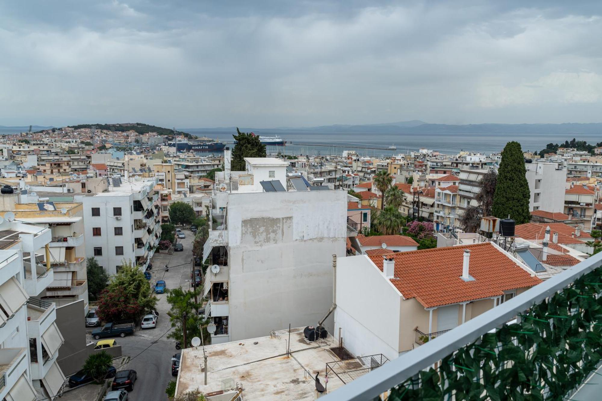 Loft Life Studio, With 360 View Of Mytilíni المظهر الخارجي الصورة